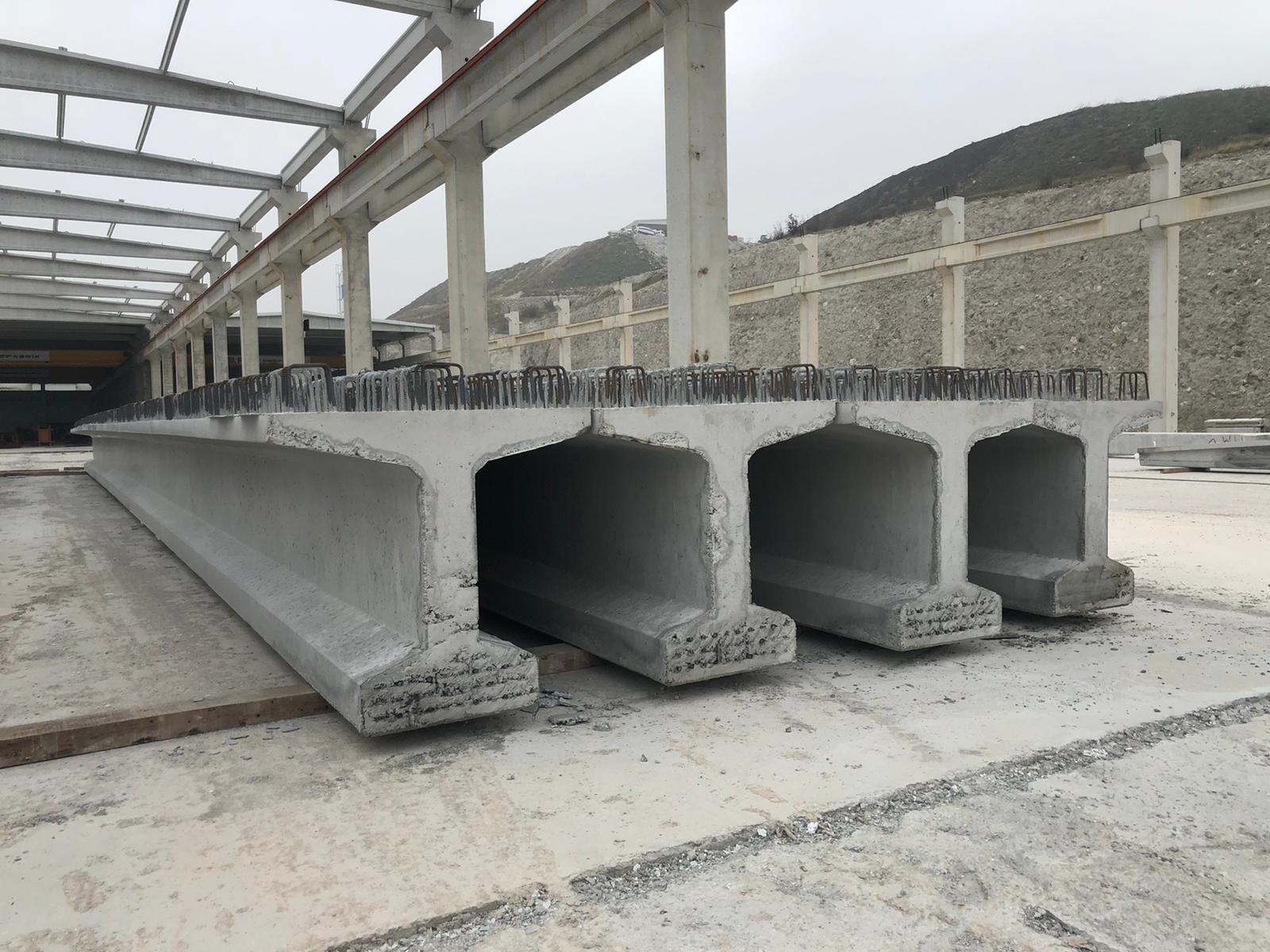 PREFABRİK ÖNGERMELİ KÖPRÜ KİRİŞİ